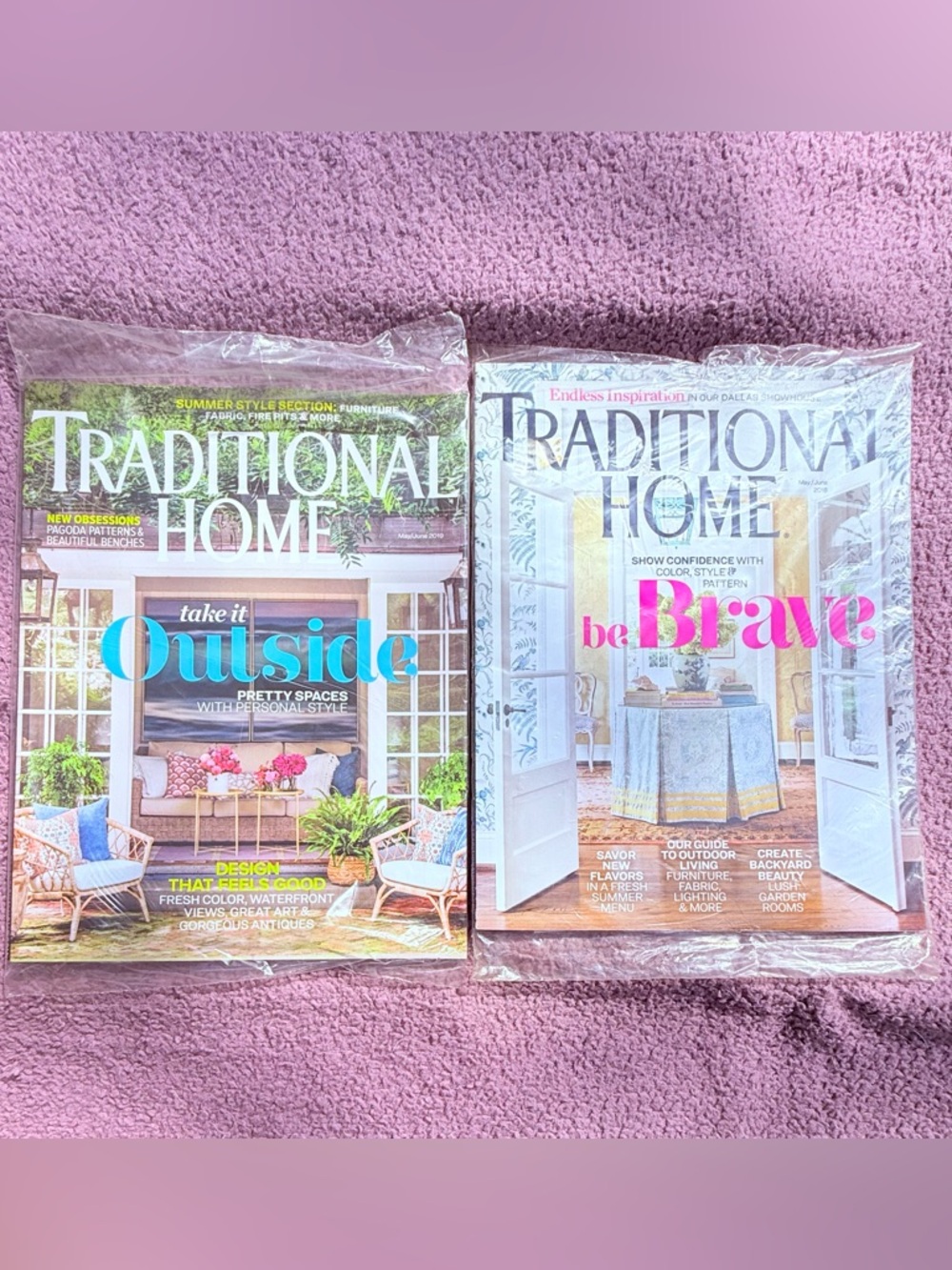 Traditional Home Magazine Bundle 2018 2019 Outdoor Living